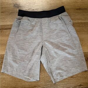 Lululemon T.H.E. Train Hard Everyday Shorts Heathered Gray Men’s M 9” Inseam